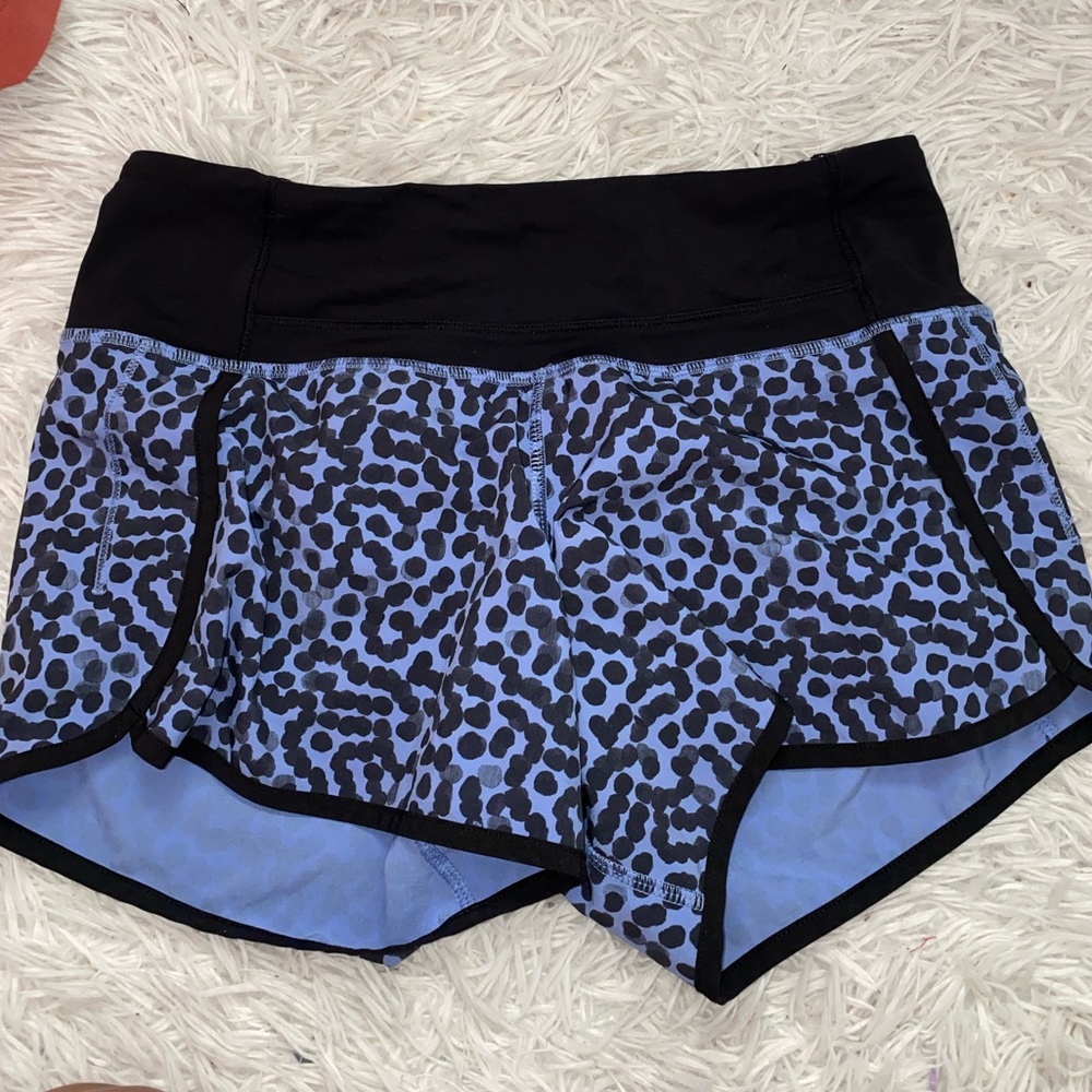 Blue lululemon shorts